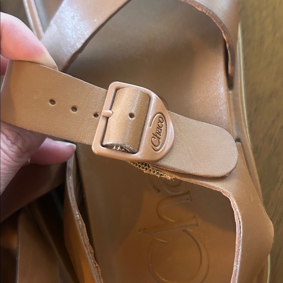Chaco Townes cashew  Brown Leather Sandals - Picture 5 of 7